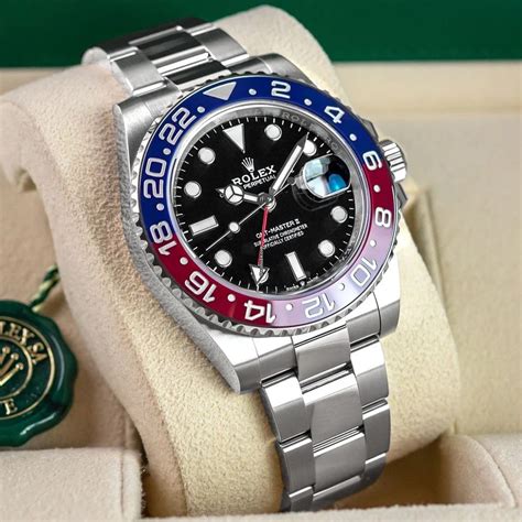 rolex gmt-master ii pepsi stahl ref.126710blro keramik full-sett ungetragen|rolex pepsi gmt master 2 review.